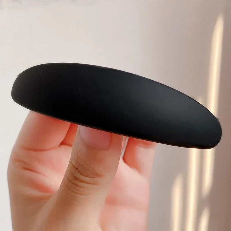 Vintage Elegant Women Hairpin Ponytail Holder Hairgrips Geometric Spring Hair Clip Girls Barrette Styling Tools Accessories New